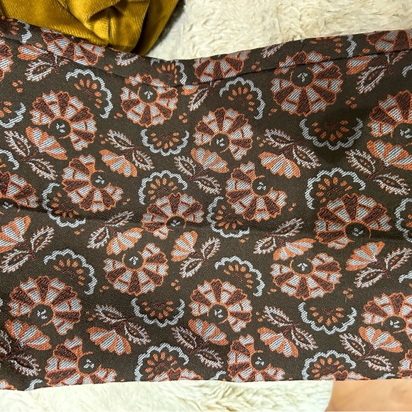 COPY - Anthropologie Brown and Cream Slim Pants - Picture 5 of 6